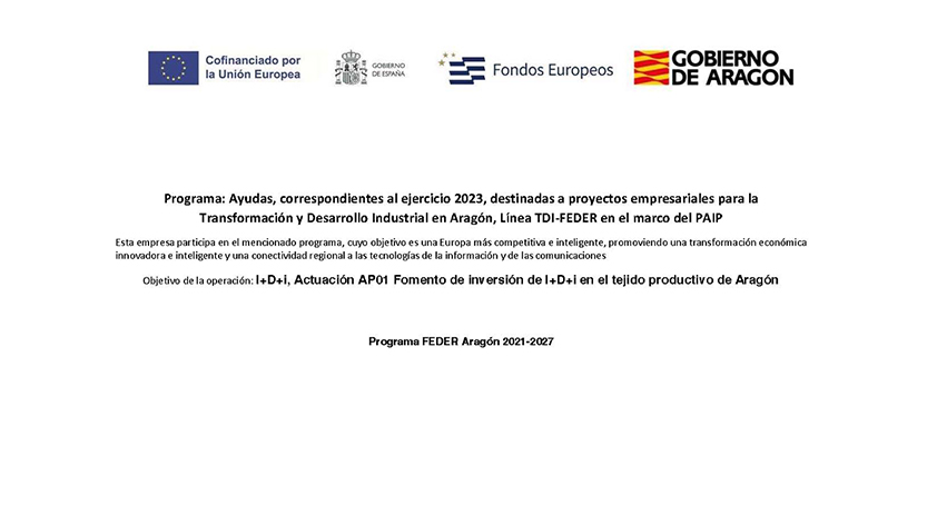 Ayudas a proyectos empresariales para la transformación y Desarrollo Industrial de Aragón